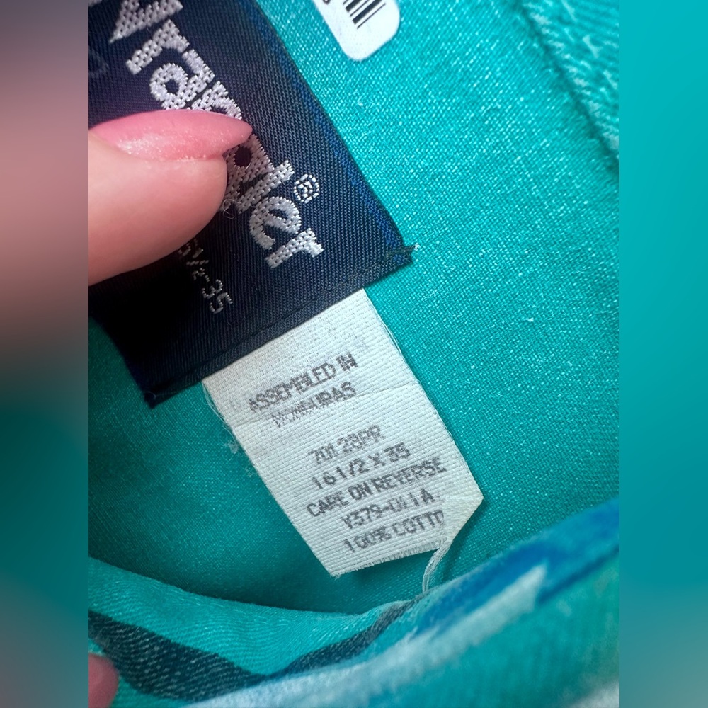 Vintage Wrangler Turquoise and Purple Geometric Shirt - Picture 5 of 8